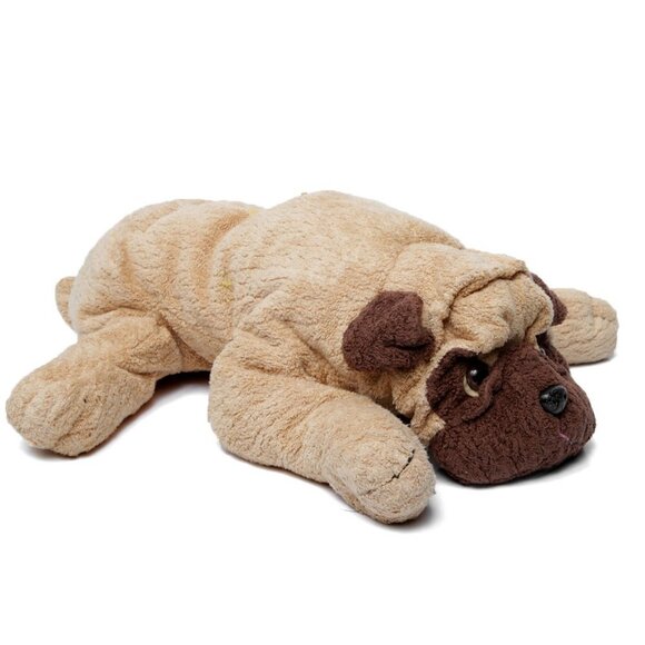 Vintage BESTEVER Bulldog Plush Toy Puppy Stuffed Animal Brown - Picture 2 of 9